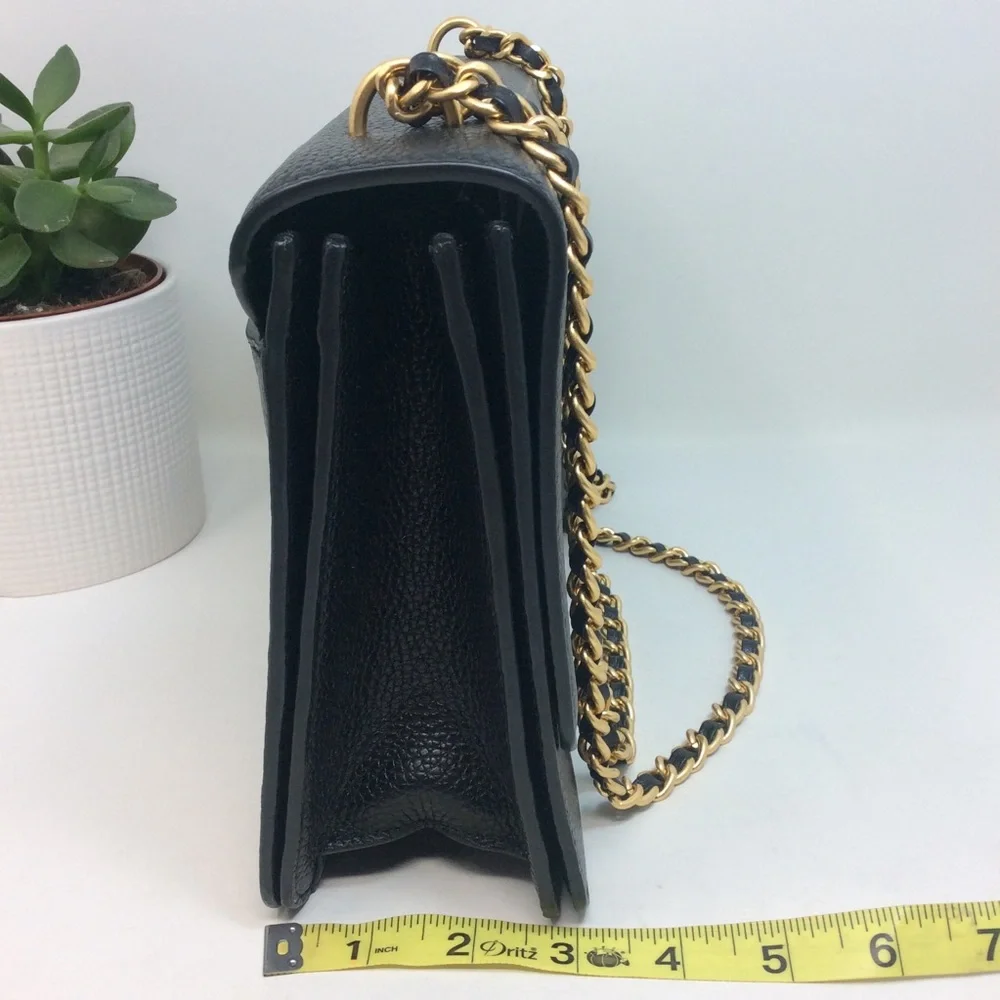 ✨Authentic Tory Burch Britten Adjustable Shoulder Bag Purse Crossbody Leather - Picture 16 of 16